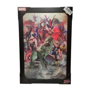 MARVEL 3D Lenticular Framed Wall Art Shadow Box